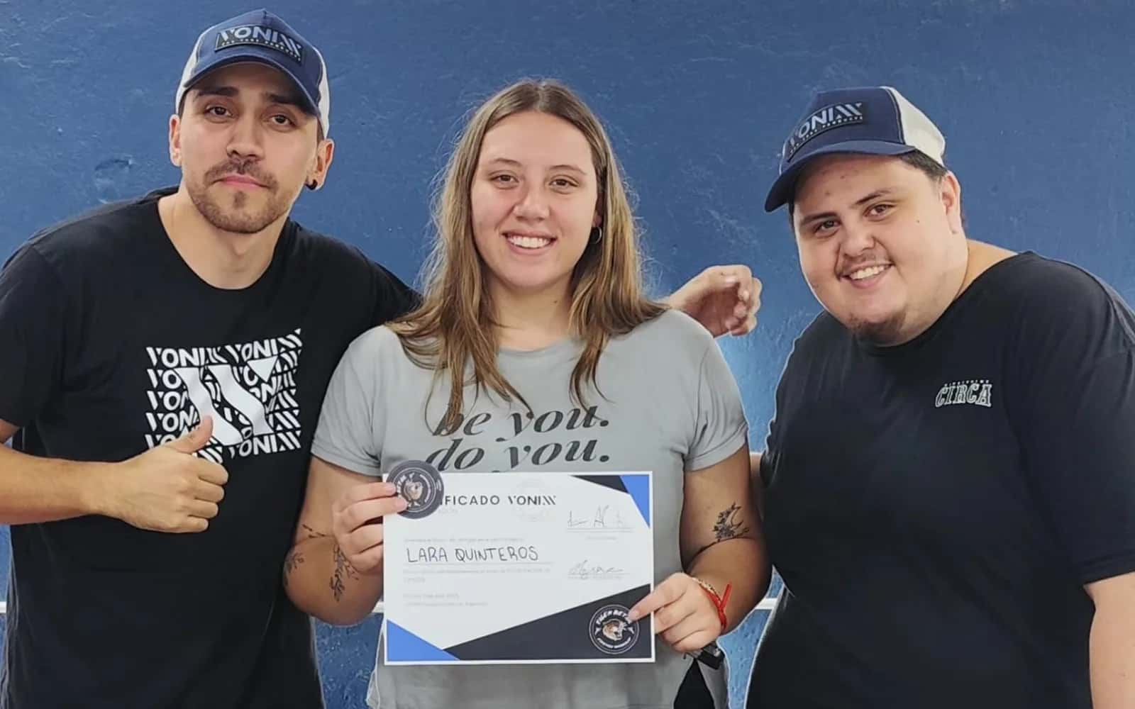 Instructores y alumna de Cursos Detailer